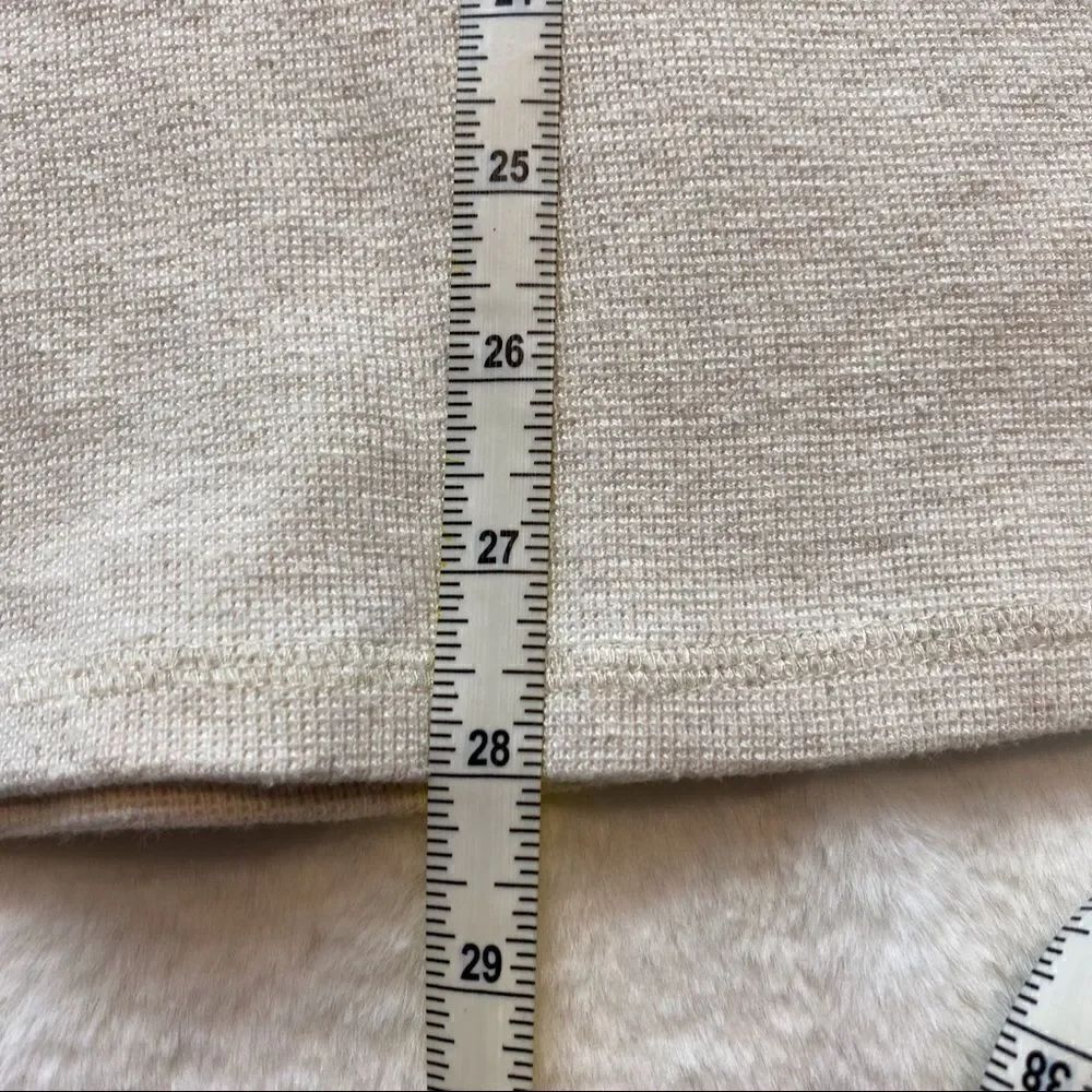 Duluth Trading Company Cream Waffle Knit Henley Shirt - Picture 5 of 7